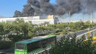 حريق جديد في مصنع غرب طهران