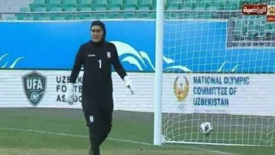 رجل أم امرأة.. الأردن يطالب بالتحقق من جنس حارسة منتخب إيران للنساء (فيديو)