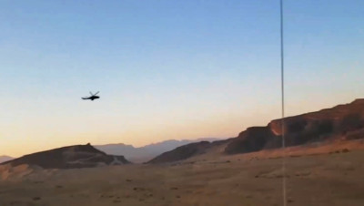 التحالف العربي يدمّر طائرة مروحية للحوثيين في مأرب