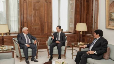 "فالح الفياض" يلتقي "بشار الأسد" في دمشق