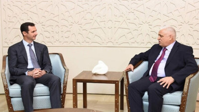 زعيم "الحشد الشعبي" يلتقي "الأسد"