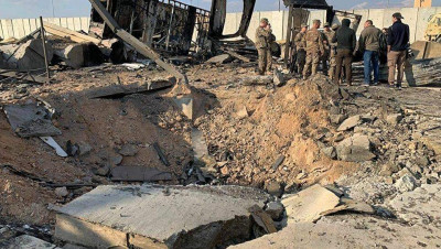 لأول مرة.. التلفزيون الإيراني ينشر لحظة الهجوم على القوات الأمريكية في "عين الأسد" بالعراق