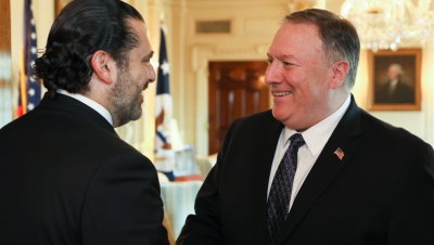 بومبيو للحريري: لبنان مهددة من إيران وحزب الله