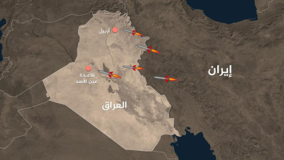 البنتاغون: إصابة 64 جنديا بارتجاج دماغي بقصف قاعدة عين الأسد