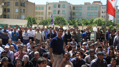 عمال "آذرآب- أراك" يواصلون احتجاجاتهم والأمن الإيراني يعتقل أكثر من 40 شخصا