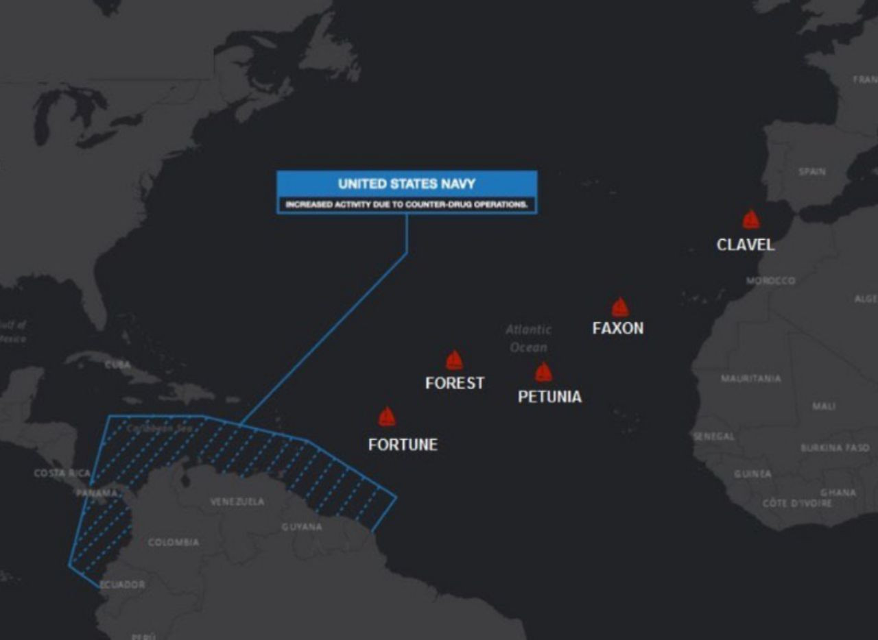 خشية تحرك أمريكي.. الجيش الفنزويلي يرافق خمس ناقلات نفط إيرانية