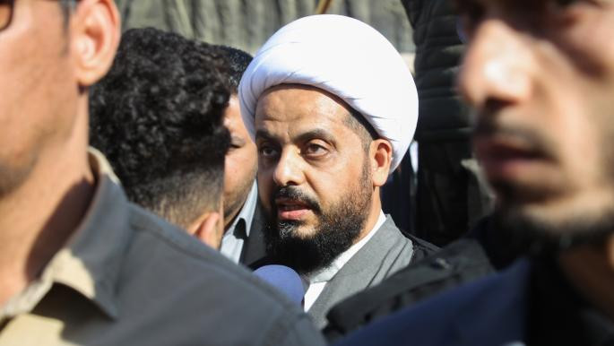 قيس الخزعلي يشكك بمحاولة اغتيال مصطفى الكاظمي