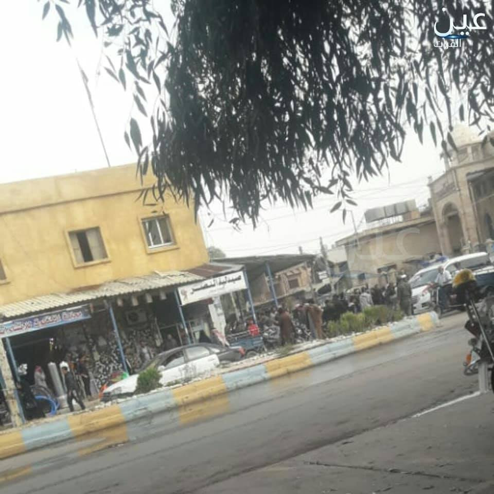 "الحـرس الثـوري الإيـراني" يعتدي بالضرب على مواطن ويواصل سرقاته في البوكمال