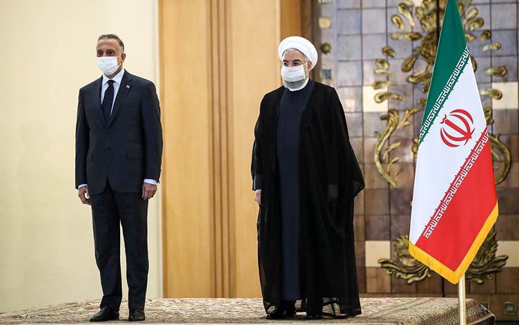 "الكاظمي" لـ"روحاني": نريد تعاونا شرط عدم التدخل في الشؤون الداخلية