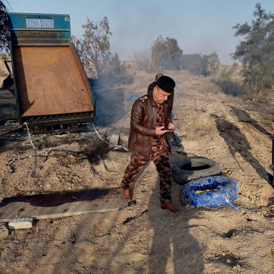 صواريخ إيرانية الصنع.. العثور على منصة إطلاق الصواريخ على قاعدة عين الأسد العراقية (فيديو - صور)