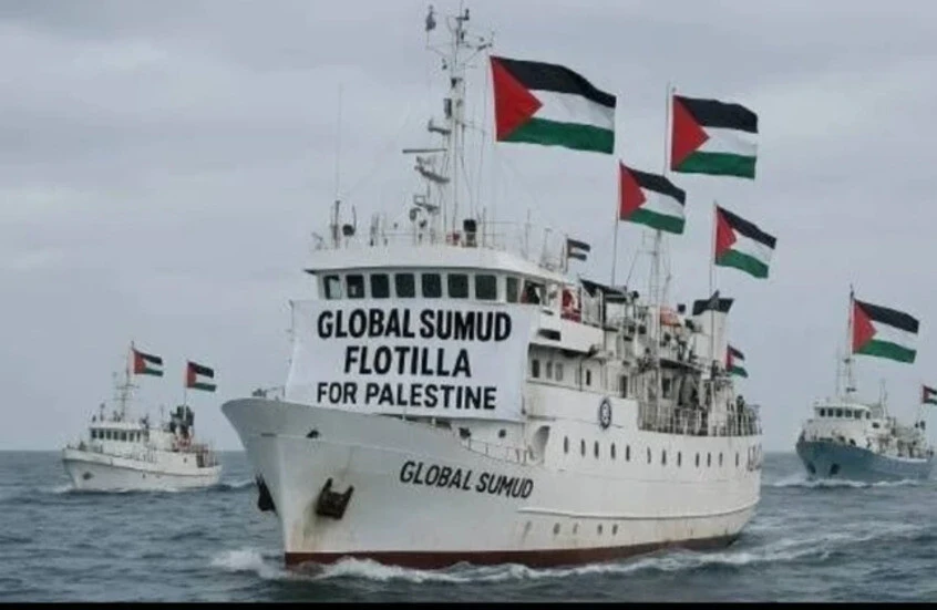 "أسطول الصمود" يقترب من منطقة الاعتراض الإسرائيلية وسط تأهب تل أبيب