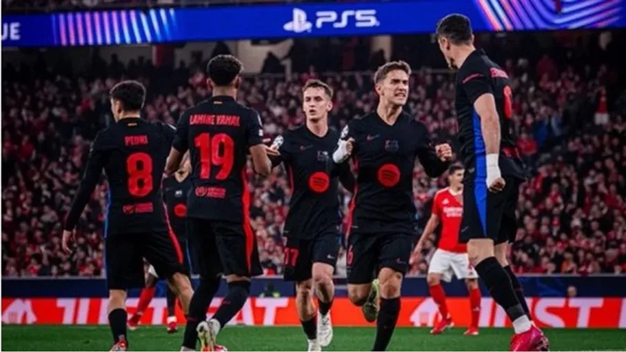 برشلونة يقلب الطاولة على بنفيكا بـ"سيناريو مثير"